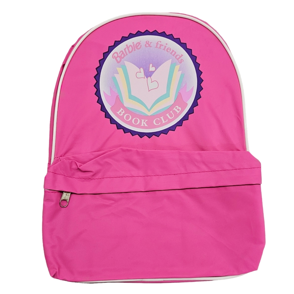 Vintage Barbie and Friends Backpack Pink and White Barbie Book Club Adjustable